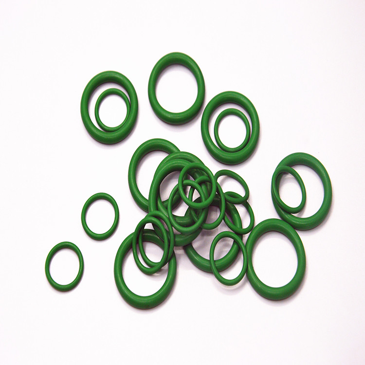 그린 O 링은 자동차 트럭 고무 실리콘 PTFE FKM EPDM 링을 위해 다양한 크기를 제공합니다.