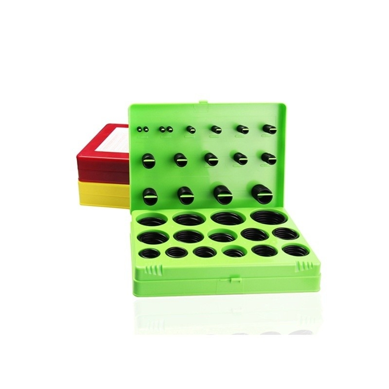 NBR O 링 밸브 고무 봉인 제품군 382 PCS 수압 수리용 검은 O 링
