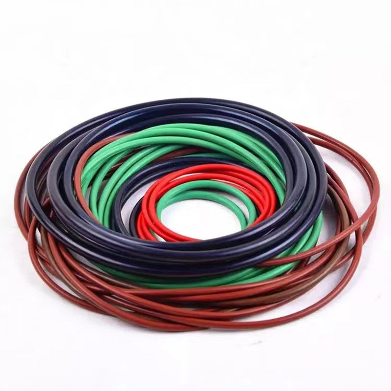 커스터마이징 가능한 NBR EPDM FKM NR SBR As568 발굴기 밀폐용 평면 고무 O 링