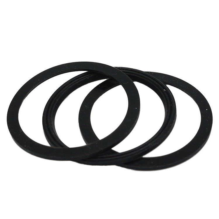 표준 원형 평형 얇은 평면 밀폐 가스켓 세척기 CE OEM / ODM 고무 Epdm Fkm Sbr Nr