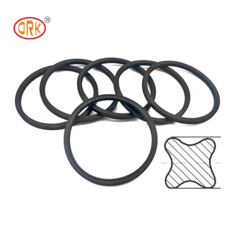 쿼드 링 수압 오일 밀봉 NBR 90 셔어 X 링 밀봉 OEM 기계 밀봉 버그만